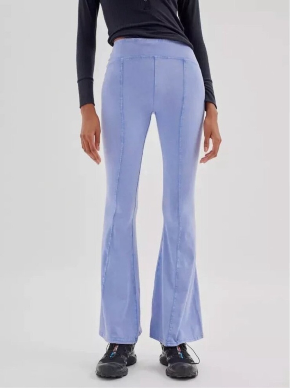 Urban Outfitters | Out From Under Aria Seamed Lounge Flare Pants Blue Medium GUC